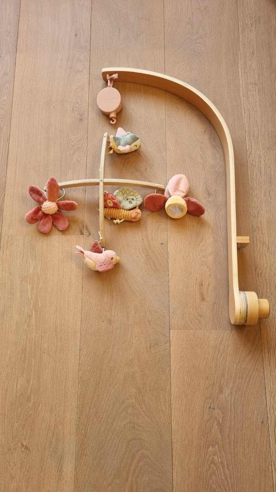Little Dutch Muziekmobiel - Roze/Hout, Ophalen, Zo goed als nieuw, Mobiel