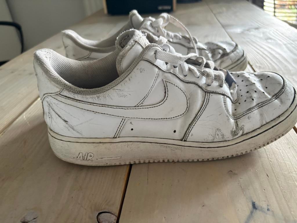 Nike Air Force 1 Maat 44,5, Ophalen of Verzenden, Gedragen, Wit