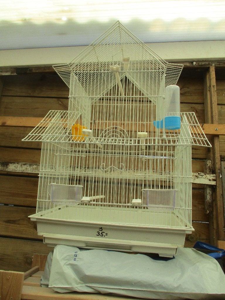 Z.G.A.N. vogel kooi, Dieren en Toebehoren, Vogels | Hokken en Kooien, Ophalen, Zo goed als nieuw, Metaal, Vogelkooi