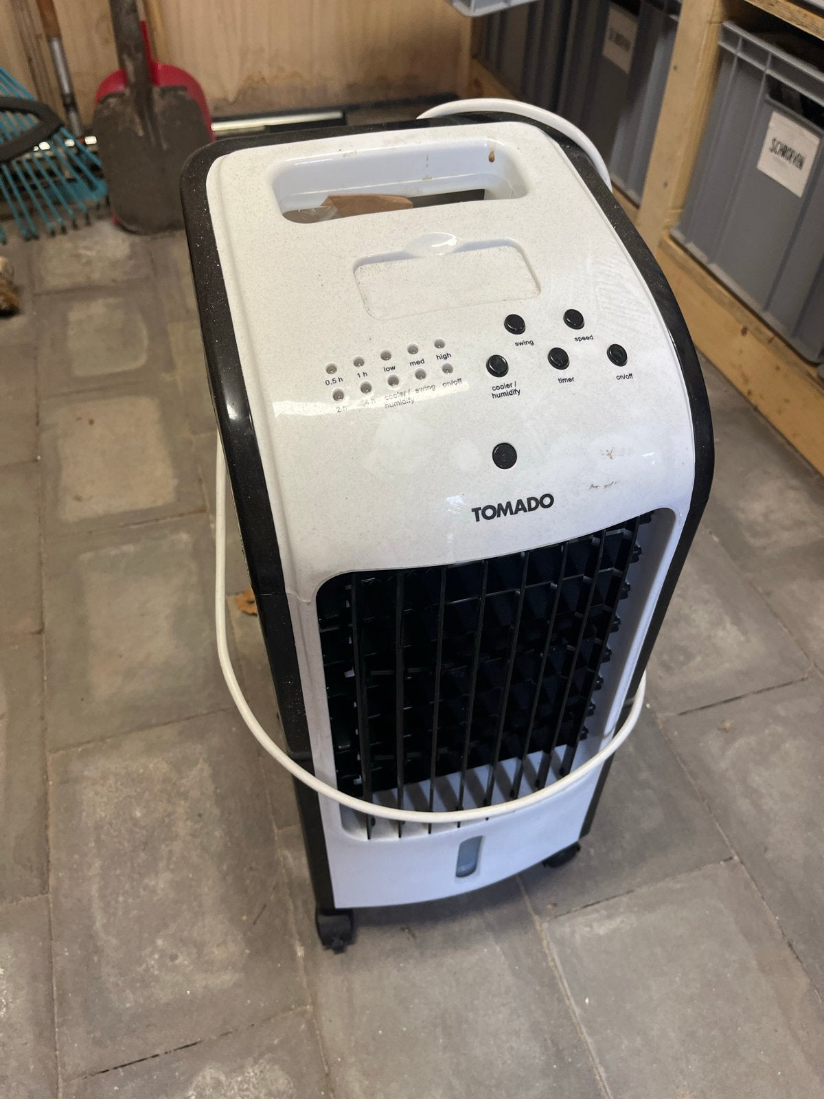 Tomado Mobiele Airco TAC4001W met Afstandsbediening, Witgoed en Apparatuur, Ophalen, Gebruikt, Minder dan 60 m³, 3 snelheden of meer