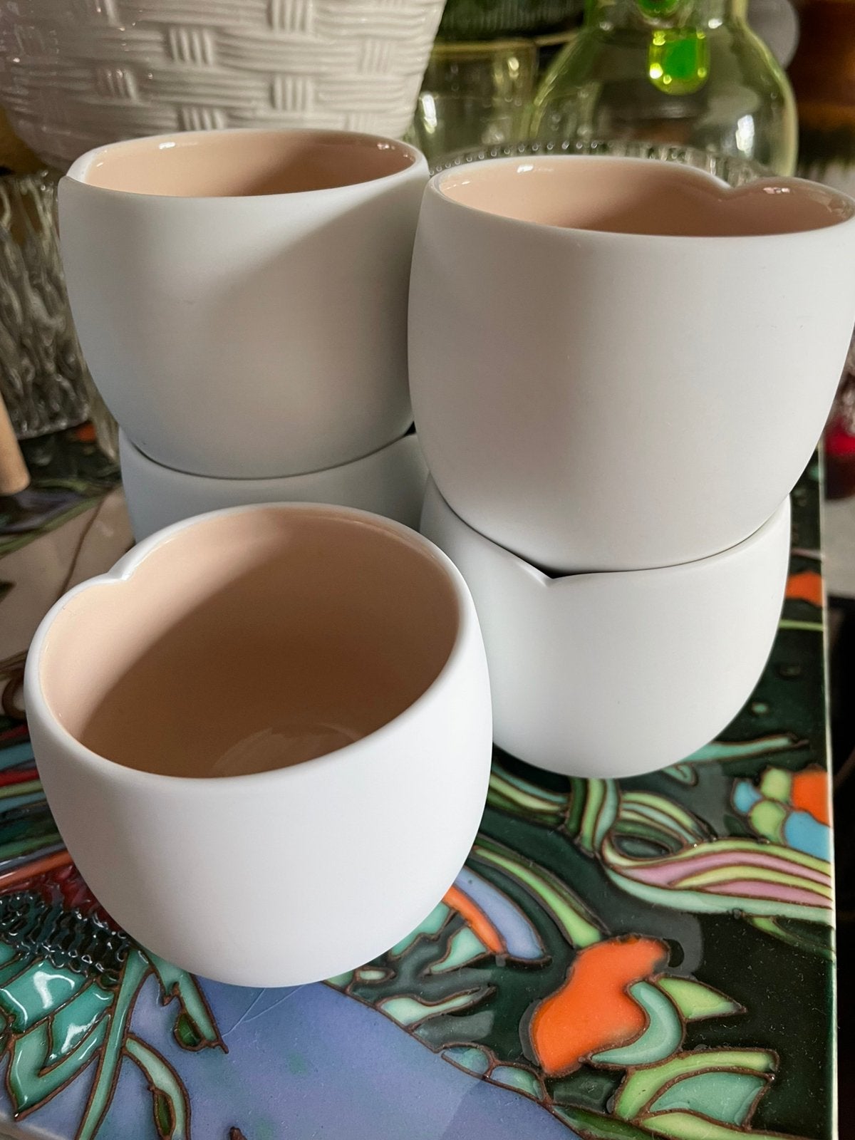 Nespresso lungo kopjes, Zo goed als nieuw, Overige stijlen, Porselein, Mok