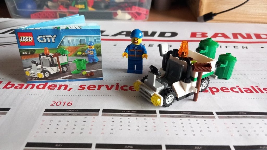 Lego 30313: Garbage Truck, Kinderen en Baby's, City, Lego, Ophalen of Verzenden, Zo goed als nieuw