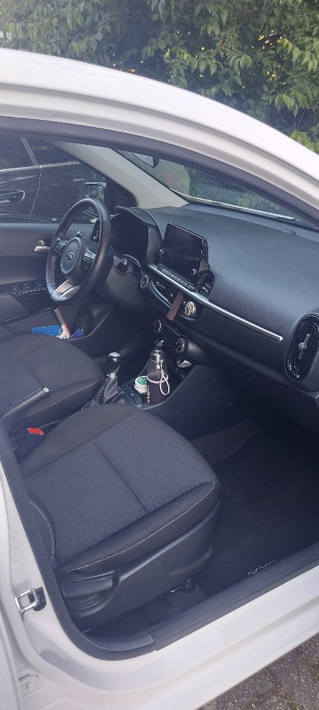 Kia Picanto GDI 1.0 Dynamic Plus Line, Auto's, Kia, Voorwielaandrijving, Inductieladen voor smartphones, Wit, Origineel Nederlands