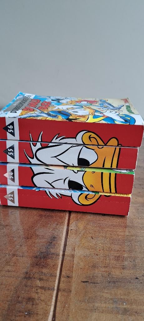 4 Donald Duck pockets, Walt Disney, Meerdere stripboeken, Ophalen, Gelezen