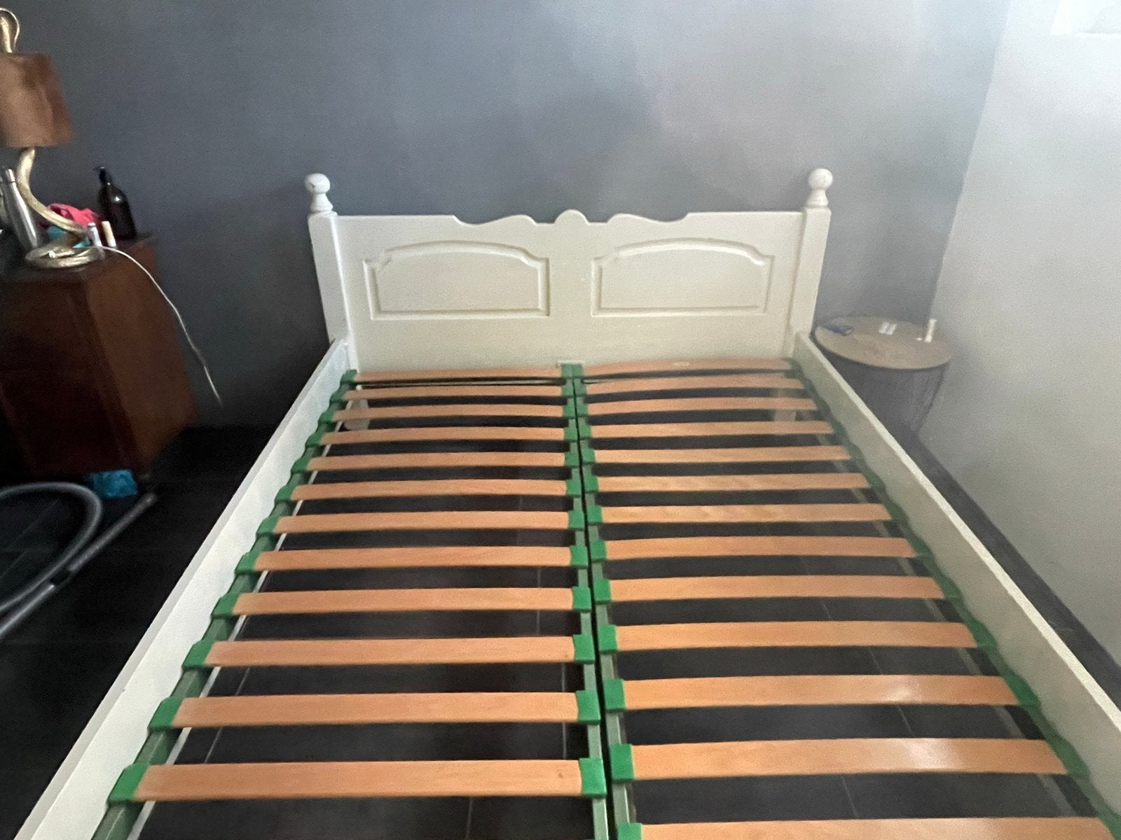 2 stuks 70x200 cm lattenbodem, Huis en Inrichting, Ophalen, Gebruikt, Wit, 200 cm