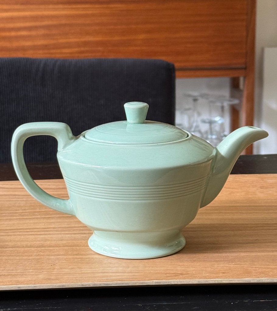 Nieuwstaat: Vintage Wood Ware 'Beryl' theepot, Ophalen of Verzenden