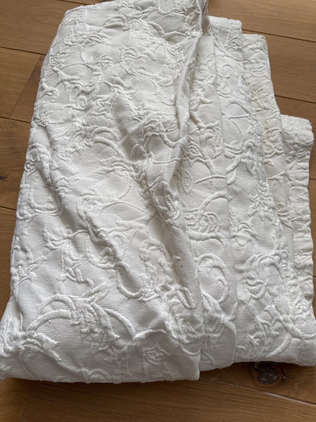 Sprei , twee stuks, Ophalen, Gebruikt, Tweepersoons, Wit