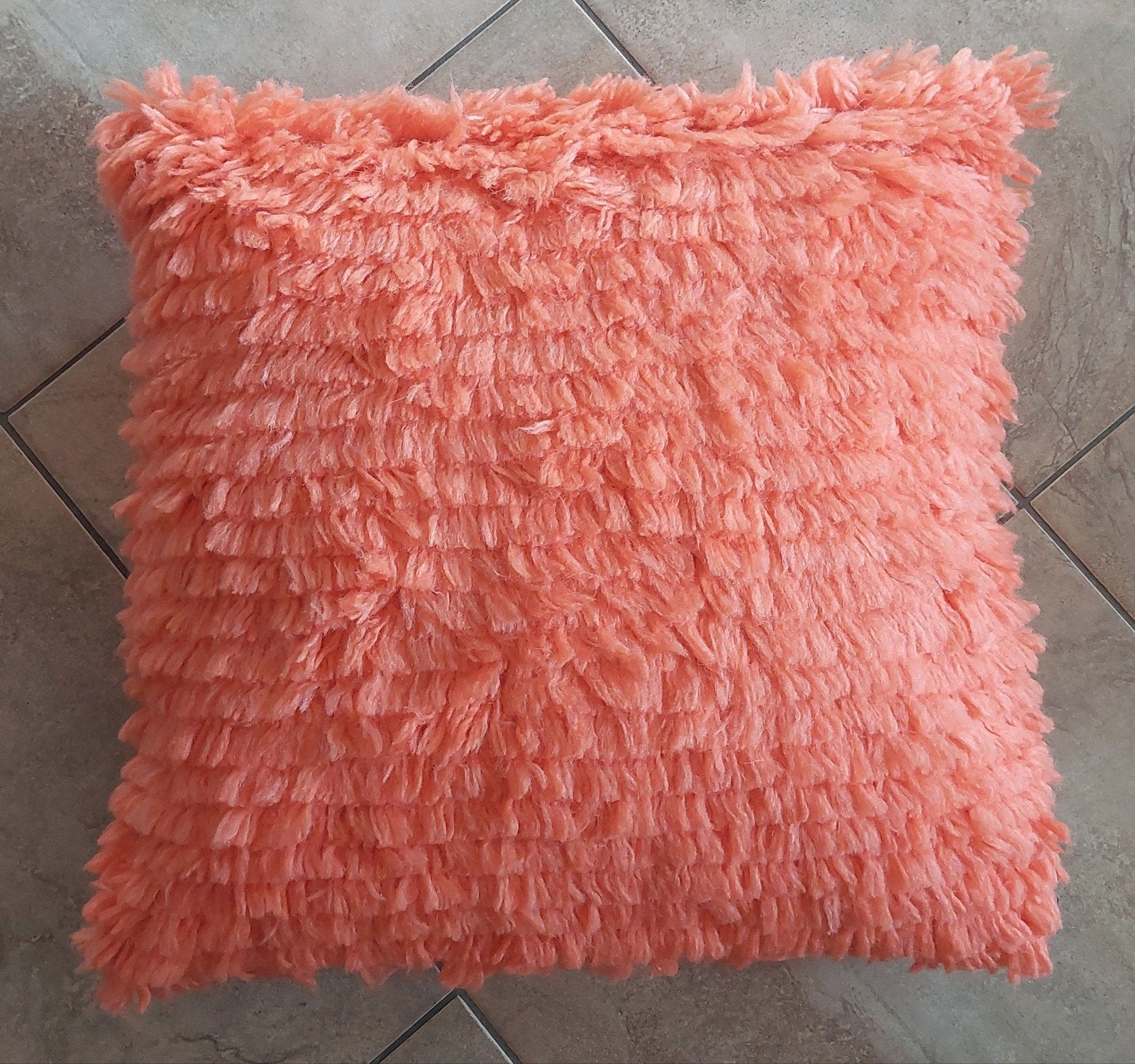 hk living sierkussen oranje 50x50cm, Huis en Inrichting, Woonaccessoires | Kussens, Overige merken, Vierkant, Oranje, Ophalen of Verzenden
