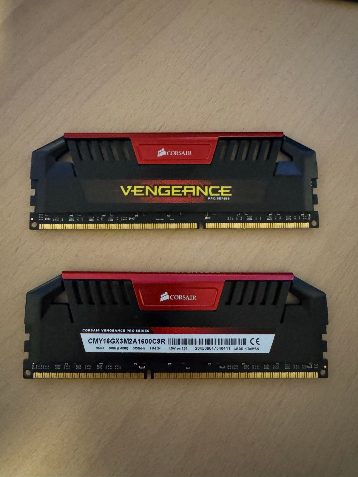 Corsair Vengeance Pro Series 16GB (2x8GB) DDR3 RAM 1600MHz, Computers en Software, RAM geheugen, Ophalen, Gebruikt, DDR3, Desktop