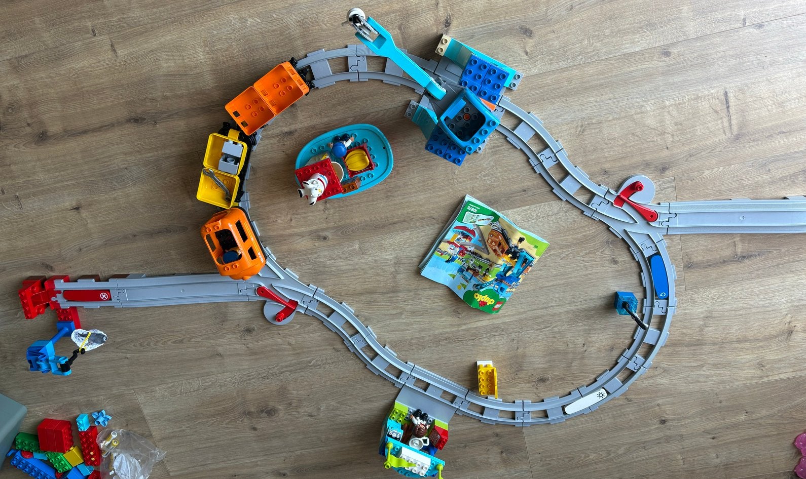 Lego Duplo Trein 10875 - Vrachtvervoer, Kinderen en Baby's, Speelgoed | Duplo en Lego, Ophalen, Gebruikt, Overige thema's, Lego
