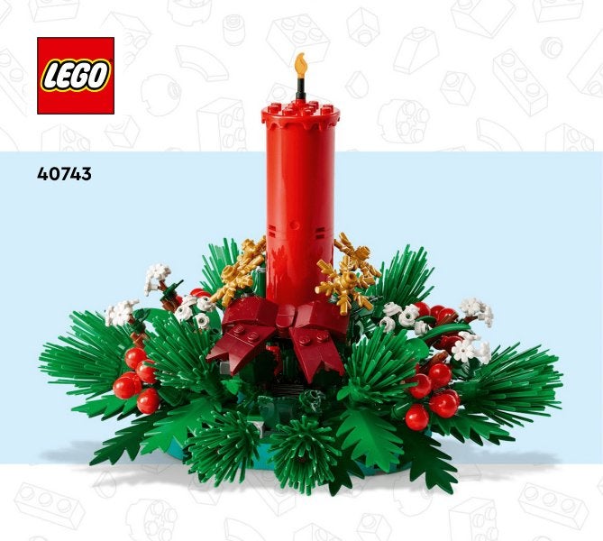Lego | Kerst | | Krans | Kersttafeldecoratie | 40743, Lego, Nieuw, https://legohouse.com/en-gb/info/contact-us/, Ophalen of Verzenden