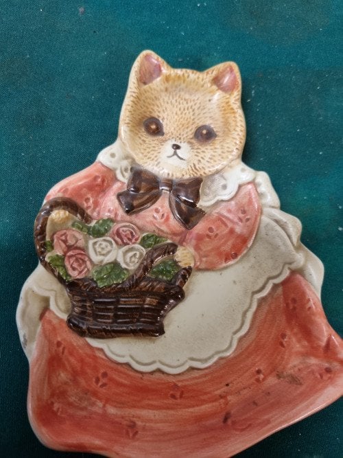 schaaltje kitty kat vintage porselein, Ophalen of Verzenden, 'T Olde Gre-j, Info@toldegrej.nl, Endepoelstraat 20f Didam