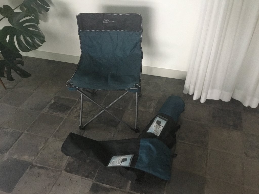 Compacte vouwstoel, Ophalen, Zo goed als nieuw, Campingstoel