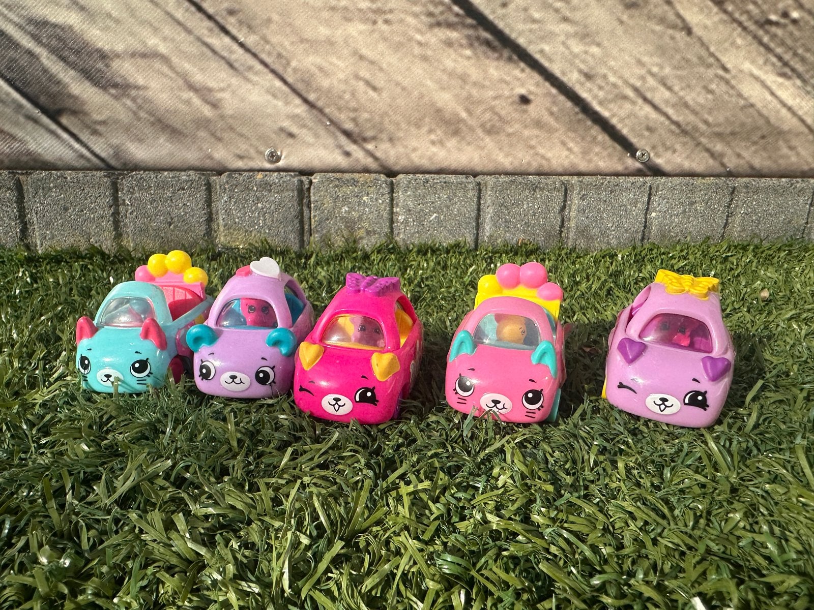 Shopkins Shoppies auto's - set van 6, Ophalen, Gebruikt