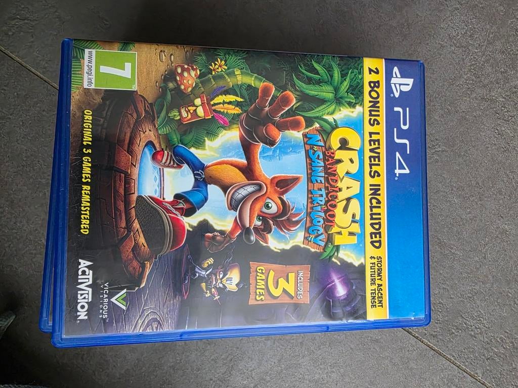 Crash Bandicoot N. Sane Trilogy PS4 - Remastered Klassieker, Spelcomputers en Games, Ophalen of Verzenden