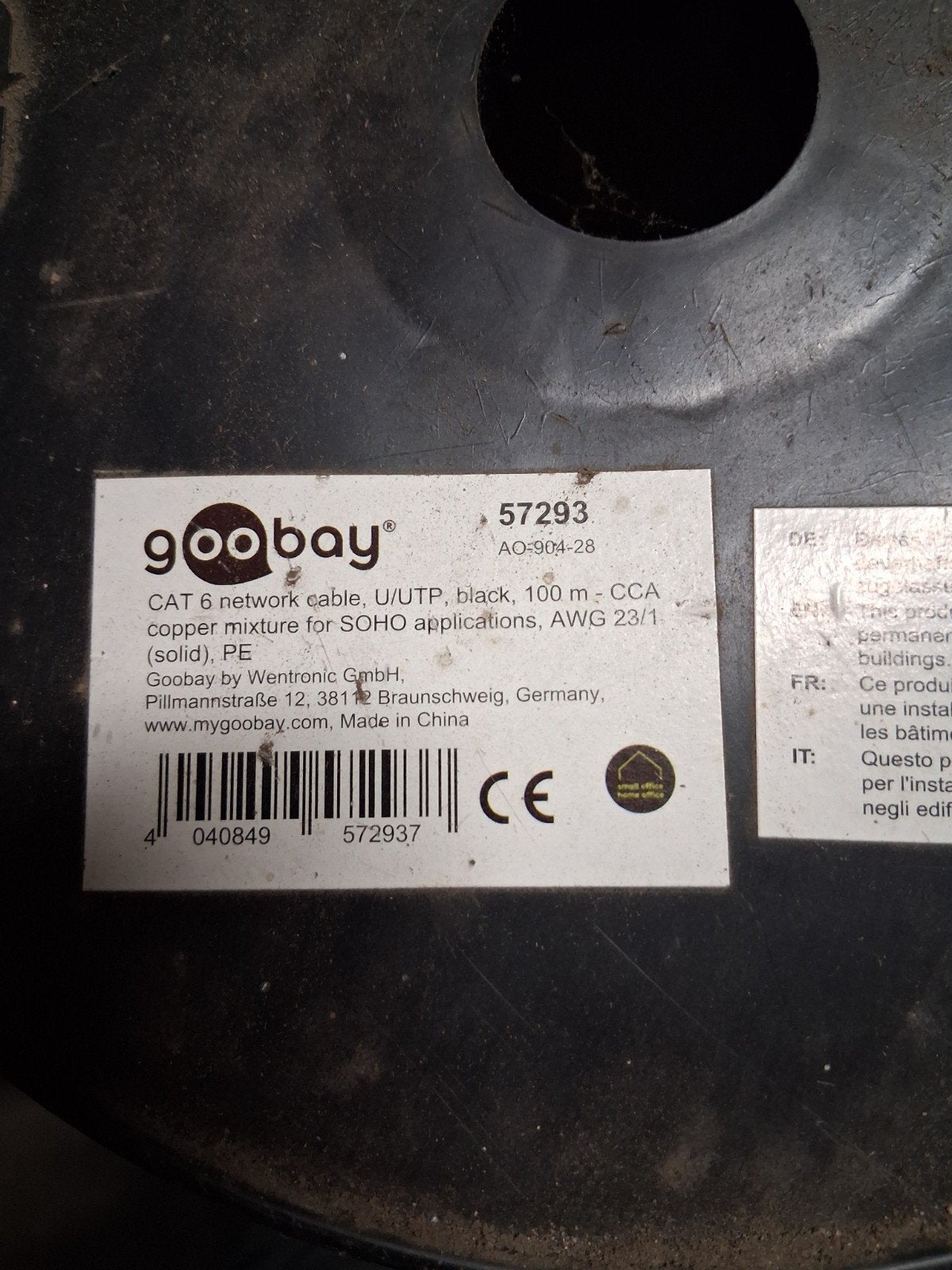 CAT 6 kabel voor buiten ca 50 meter, Ophalen, Zo goed als nieuw, Overige typen