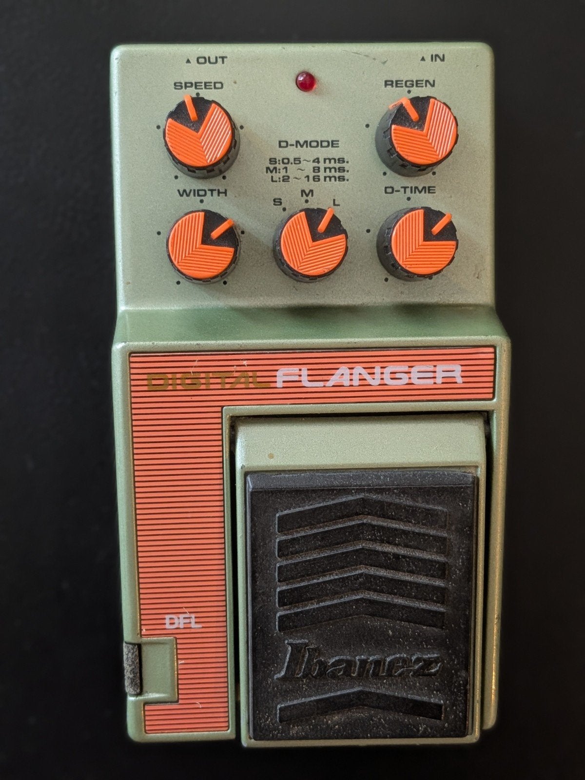 Ibanez DFL Digital Flanger - Zeldzaam Pedaal, Muziek en Instrumenten, Ophalen of Verzenden, Gebruikt, Overige typen