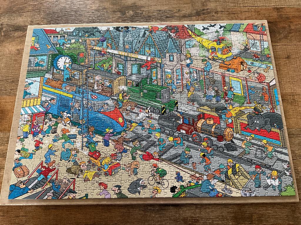 That’s Life puzzel Trein station, Ophalen, 500 t/m 1500 stukjes, Zo goed als nieuw, Legpuzzel