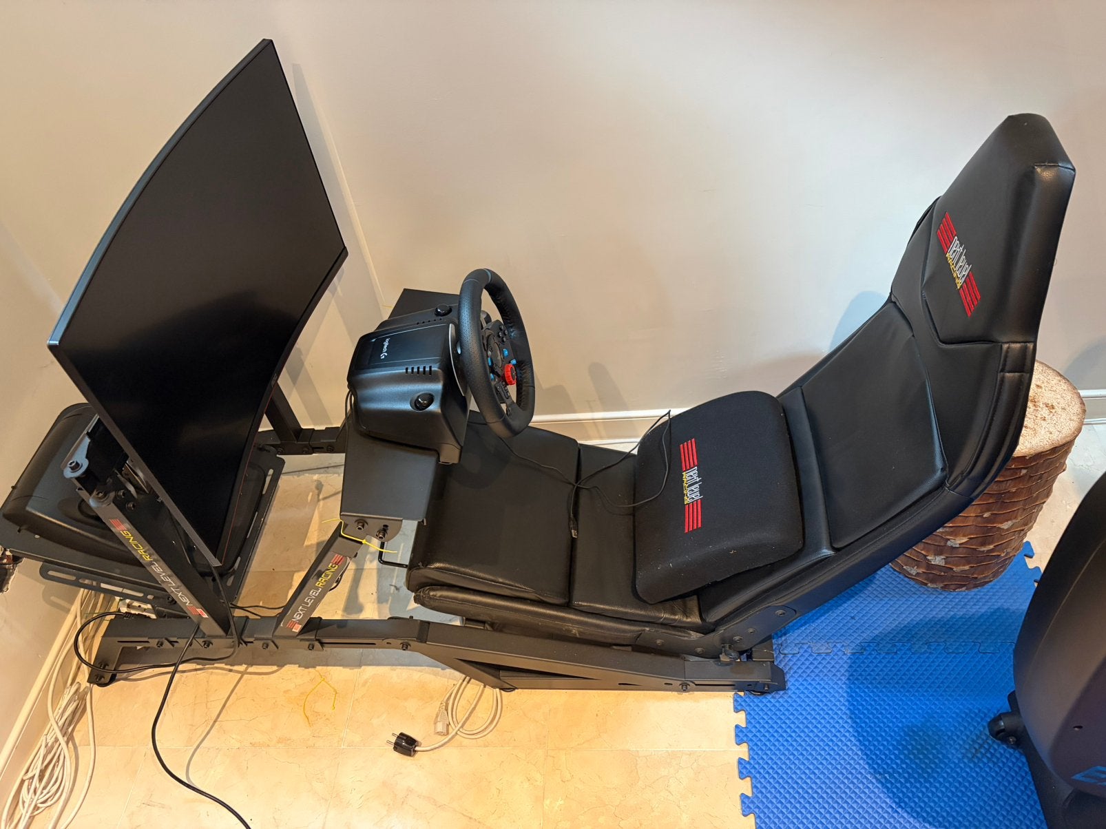 Simrig: NLR F-GT + AOC 32" Curved + Logitech G29 & Shifter, Ophalen, Force feedback, Zo goed als nieuw, Logitech