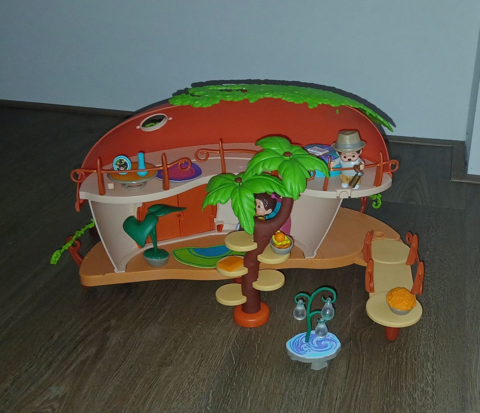 Monchhichi Speelhuis met Auto en Poppetjes, Ophalen of Verzenden, Gebruikt, Jongen of Meisje