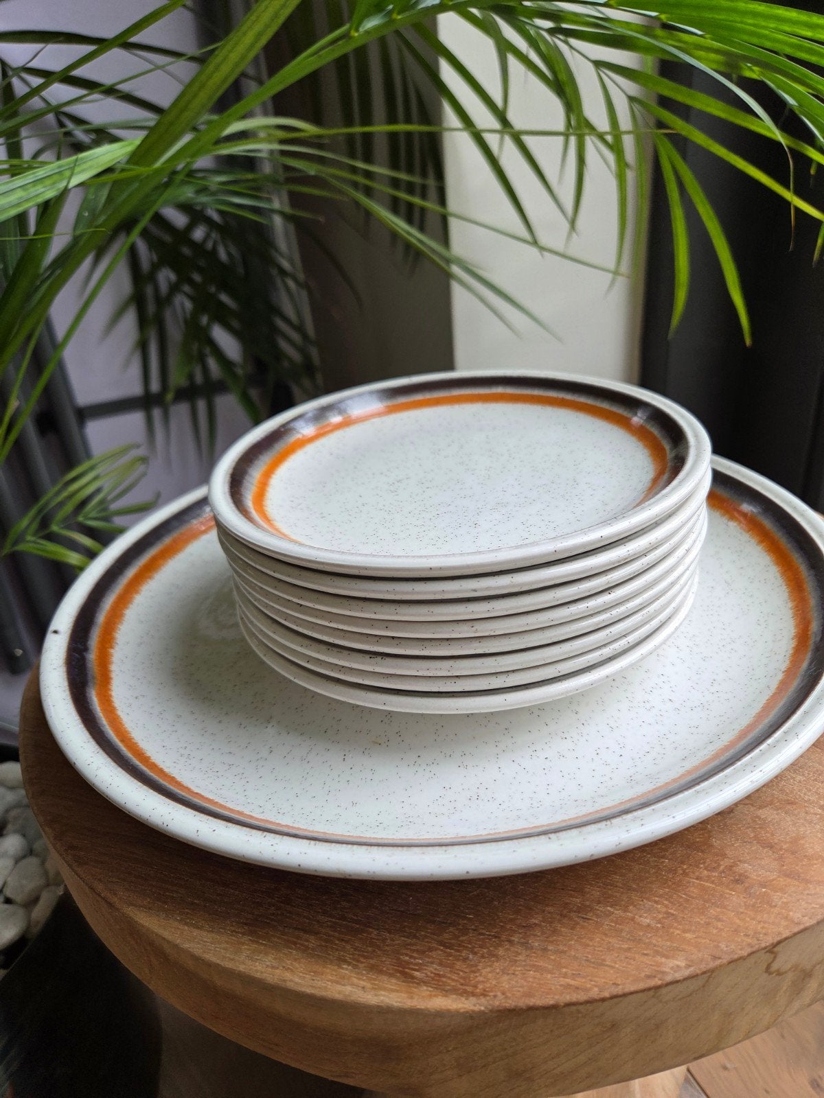 Vintage Biltons Staffordshire servies – 8 bordjes + schaal –, Ophalen of Verzenden