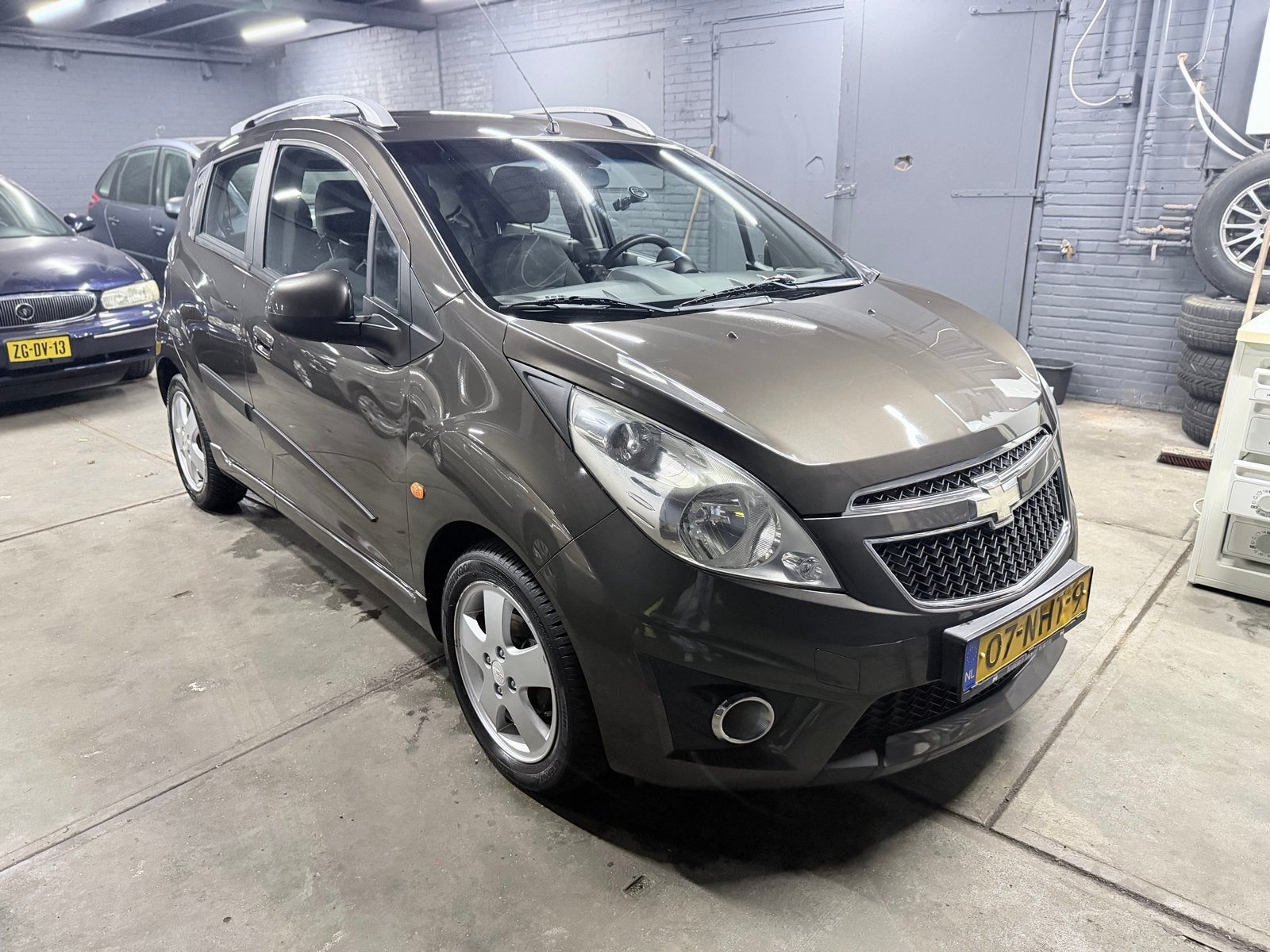 Chevrolet Spark 1.2 2010 Bruin 40.000km 1e eigenaar!, Auto's, Voorwielaandrijving, Stof, 4 cilinders, Bruin