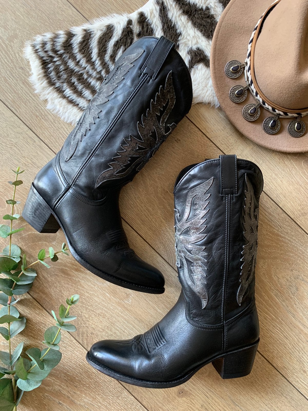 Sendra cowboylaarzen 41 western boots bohemian laarzen, Hoge laarzen, -, Zwart, -