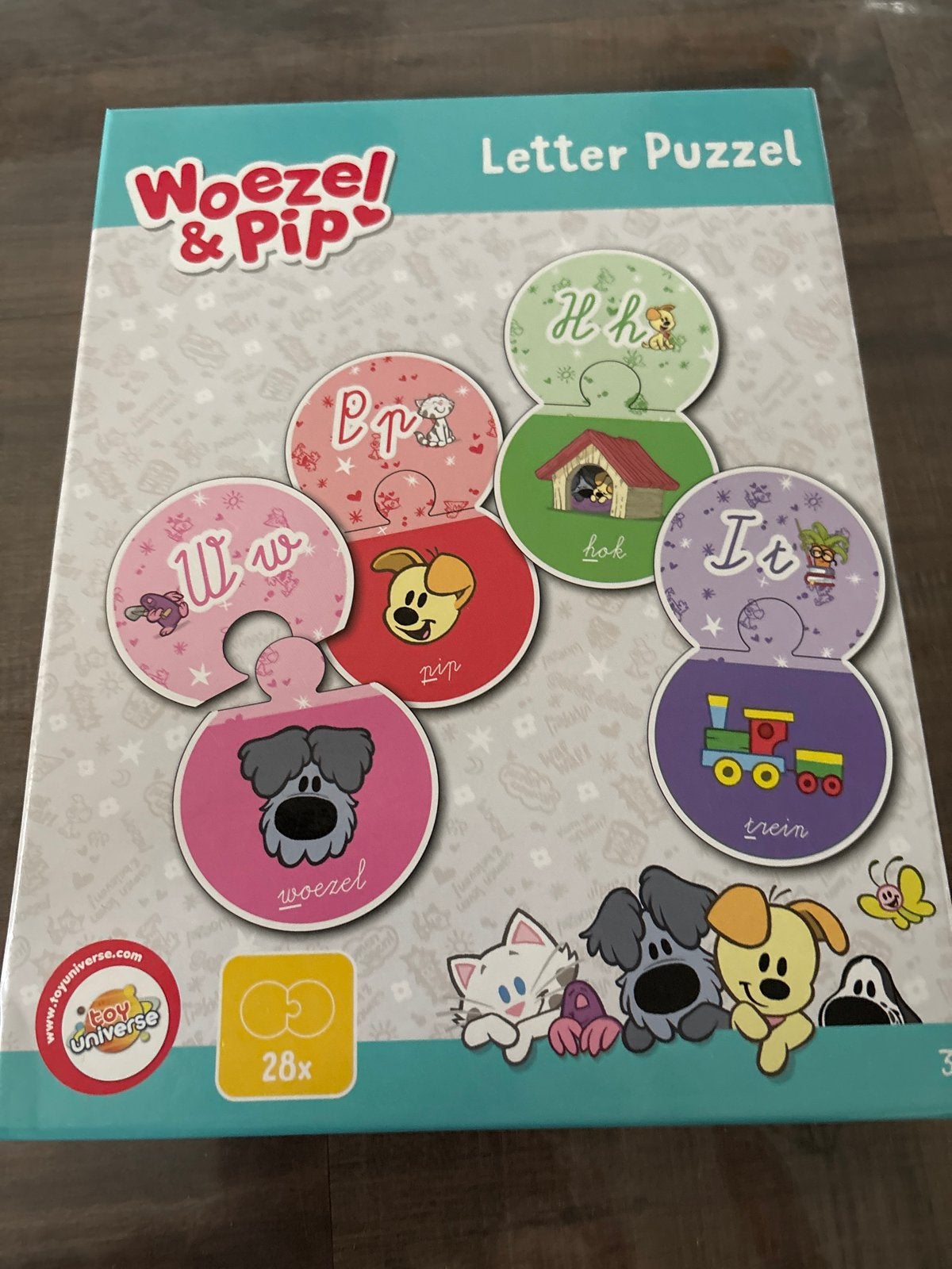 Woezel & Pip Letter Puzzel - Zo goed als nieuw, Ophalen of Verzenden, Zo goed als nieuw, Puzzelen