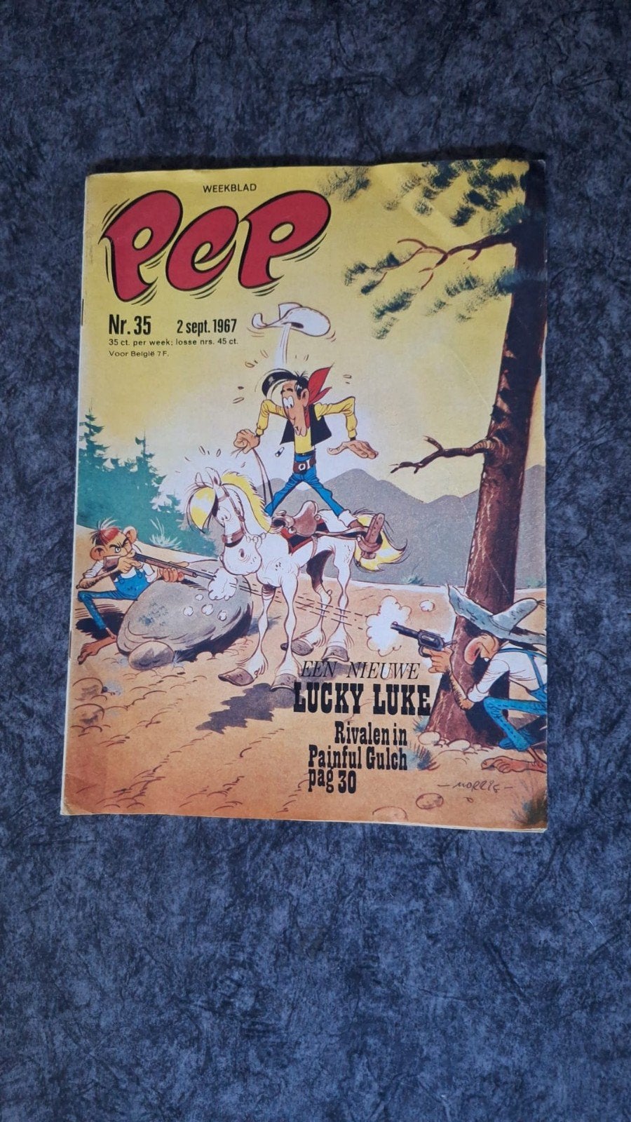 Te koop strip Pep nr 35 uit 1967, Eén comic, Ophalen, Gelezen, Europa
