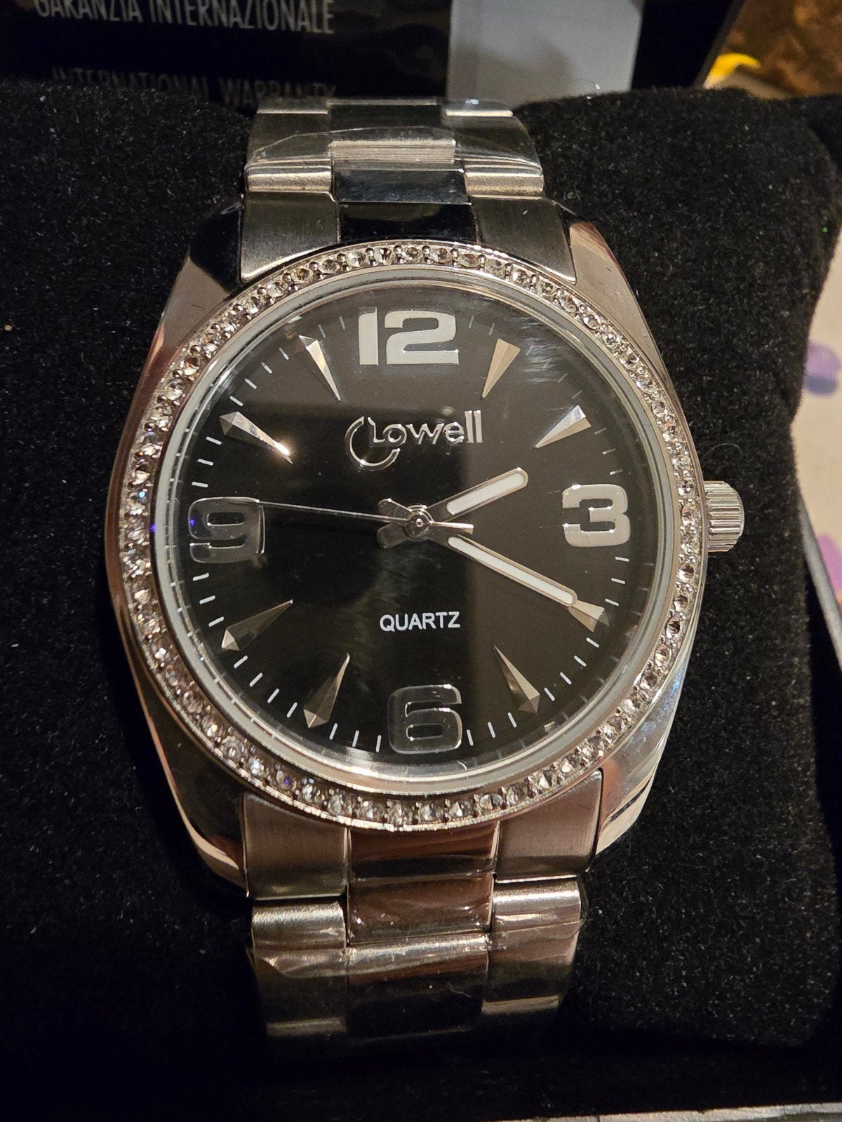 Lowell Dames Horloge met Swarovski Briljant Stenen - Nieuw, Overige merken, Staal, Staal, Polshorloge