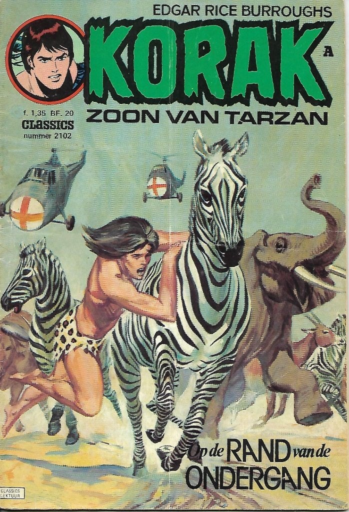Korak zoon van Tarzan - Classics nummer 2102, Boeken, Eén comic, Ophalen of Verzenden, Gelezen, Amerika