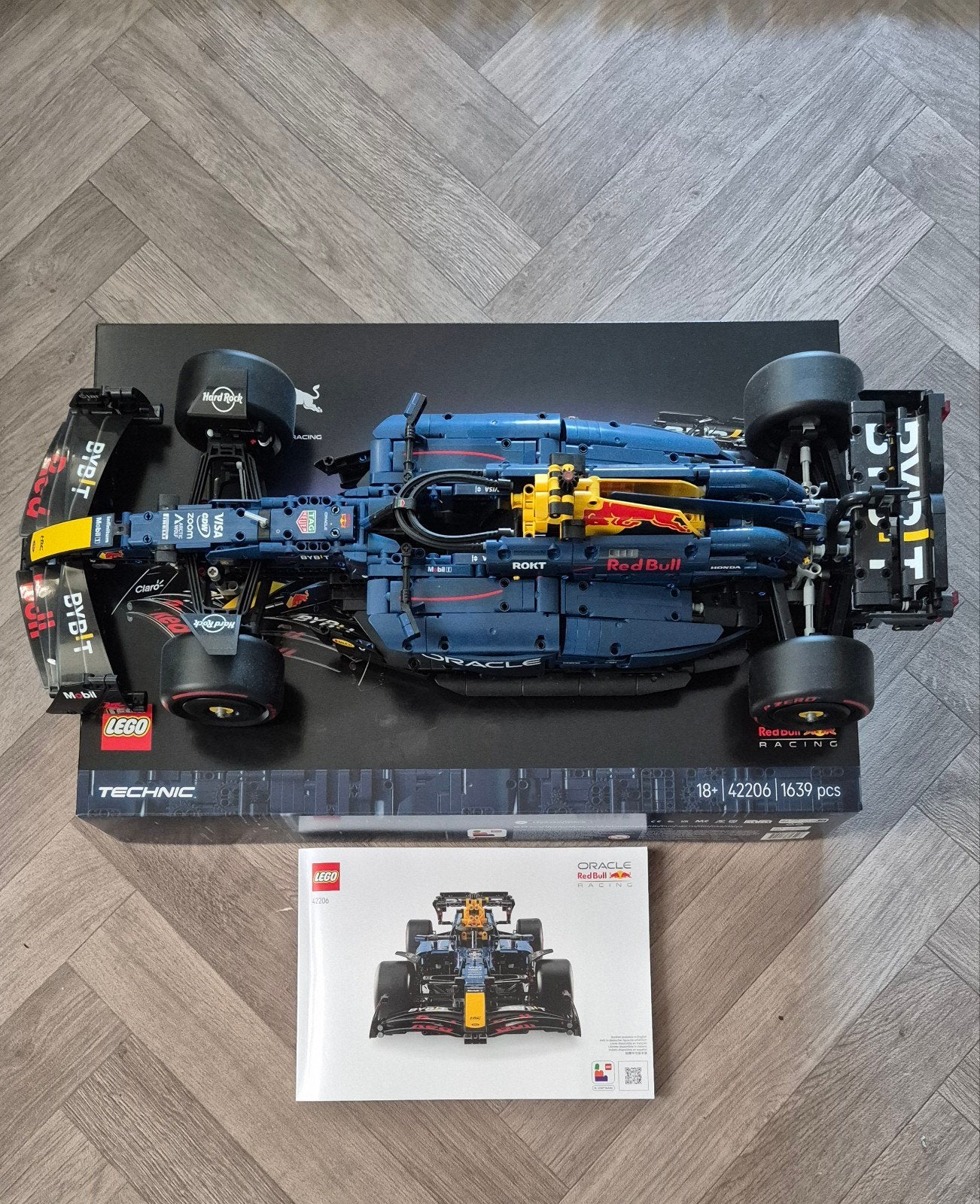 42206 LEGO Technic Red Bull Formule 1 met doos en boekje, Compleet, Lego, Ophalen of Verzenden, Zo goed als nieuw