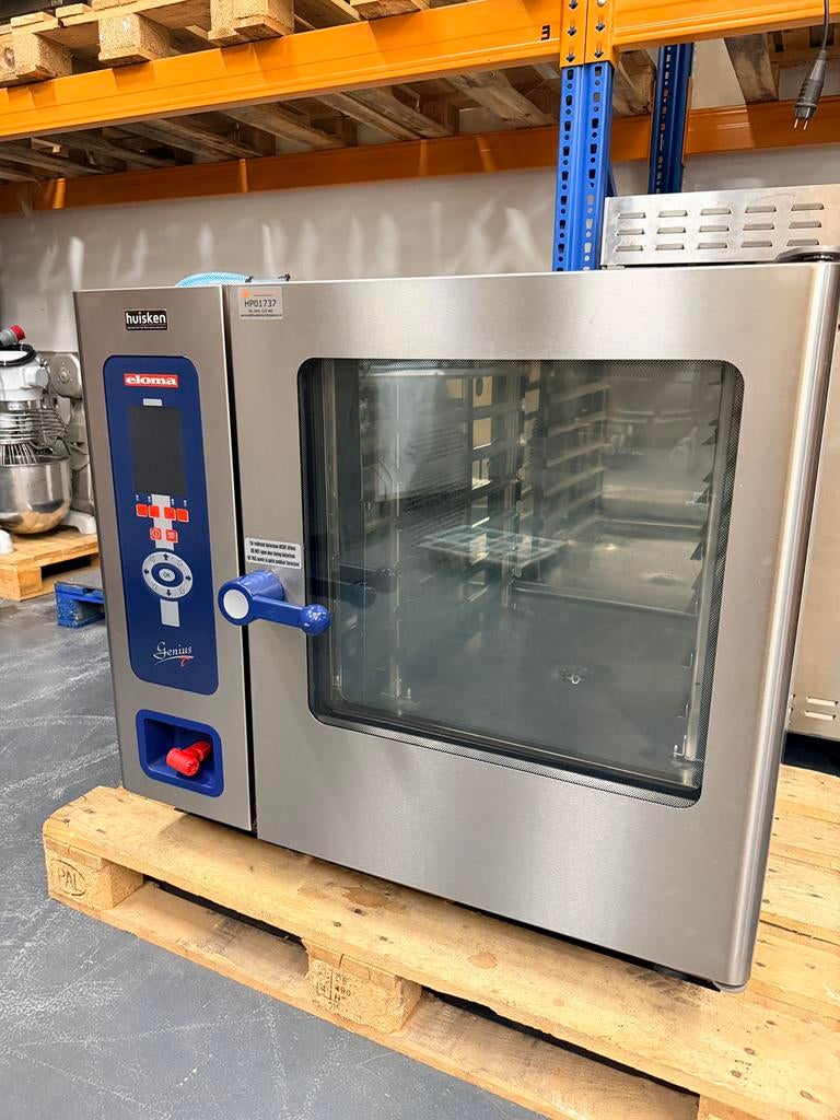 Combisteamer 7x 1/1GN elektrisch | Eloma Genius, Ophalen of Verzenden, Gebruikt, Ovens, Magnetrons en Steamers