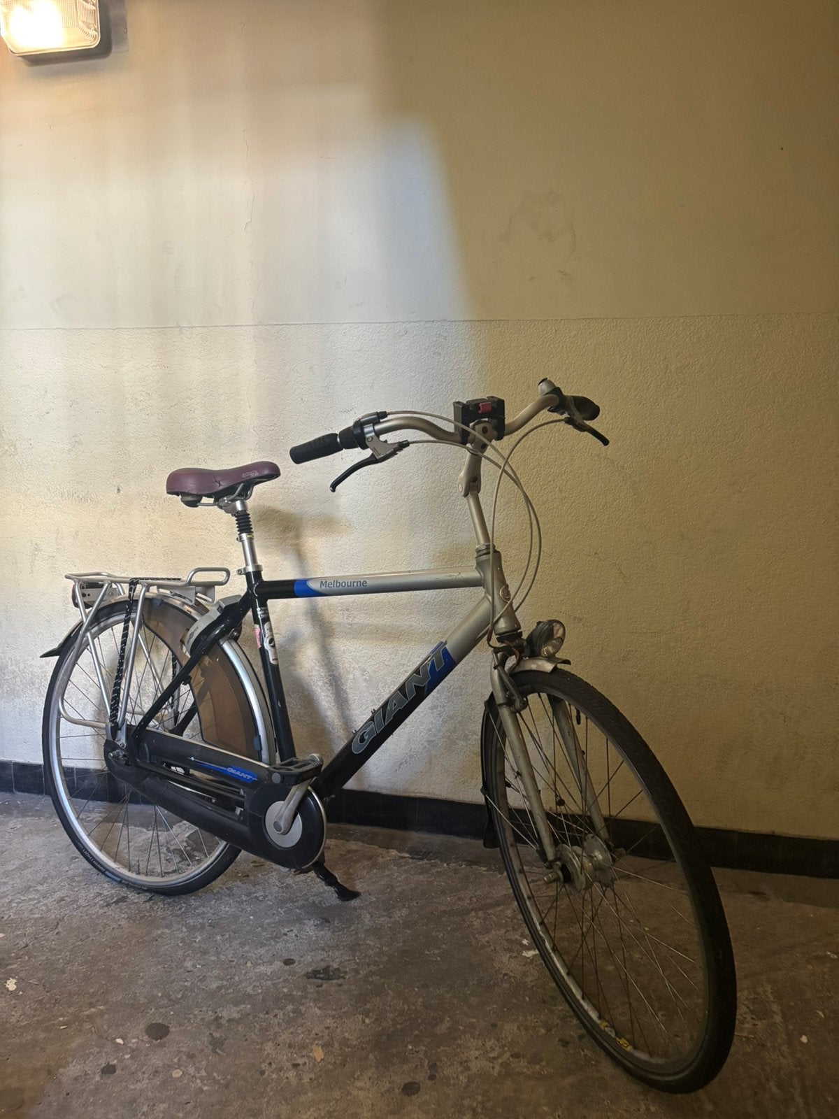 Herenfiets, Fietsen en Brommers, Fietsen | Heren | Herenfietsen, Gebruikt, Giant, 57 tot 61 cm, Versnellingen, Velgrem, Ophalen