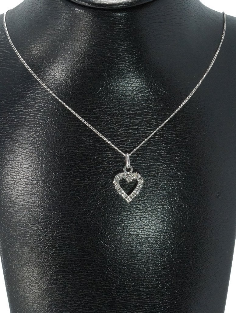 Diamanten hart 14k ketting hanger goud briljant gourmet, Voordeelsieraden, Ophalen of Verzenden, Zo goed als nieuw, Met edelsteen