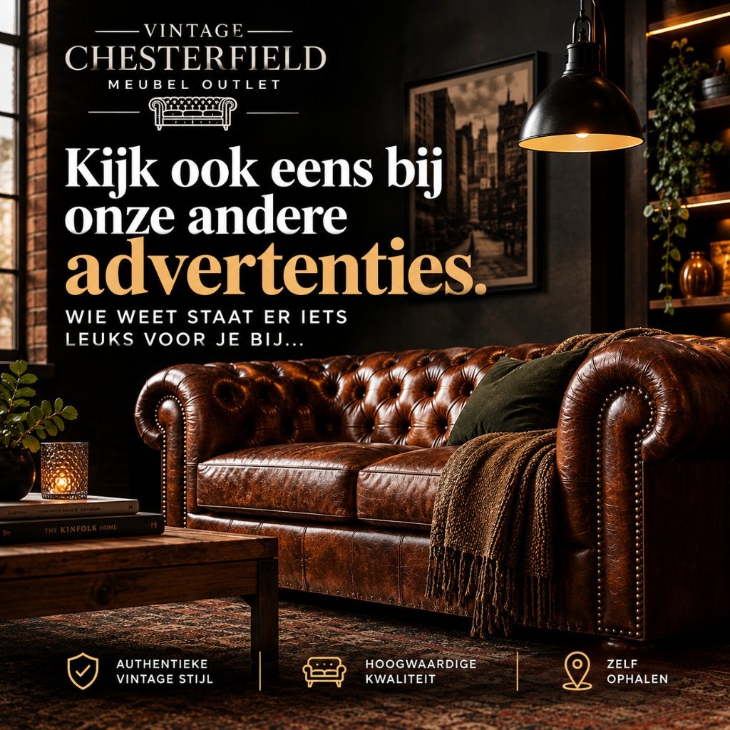 Chesterfield Maarssen ! Voordelig geprijsd  Direct leverbaar, Ophalen, Zo goed als nieuw, Overige materialen, Bank
