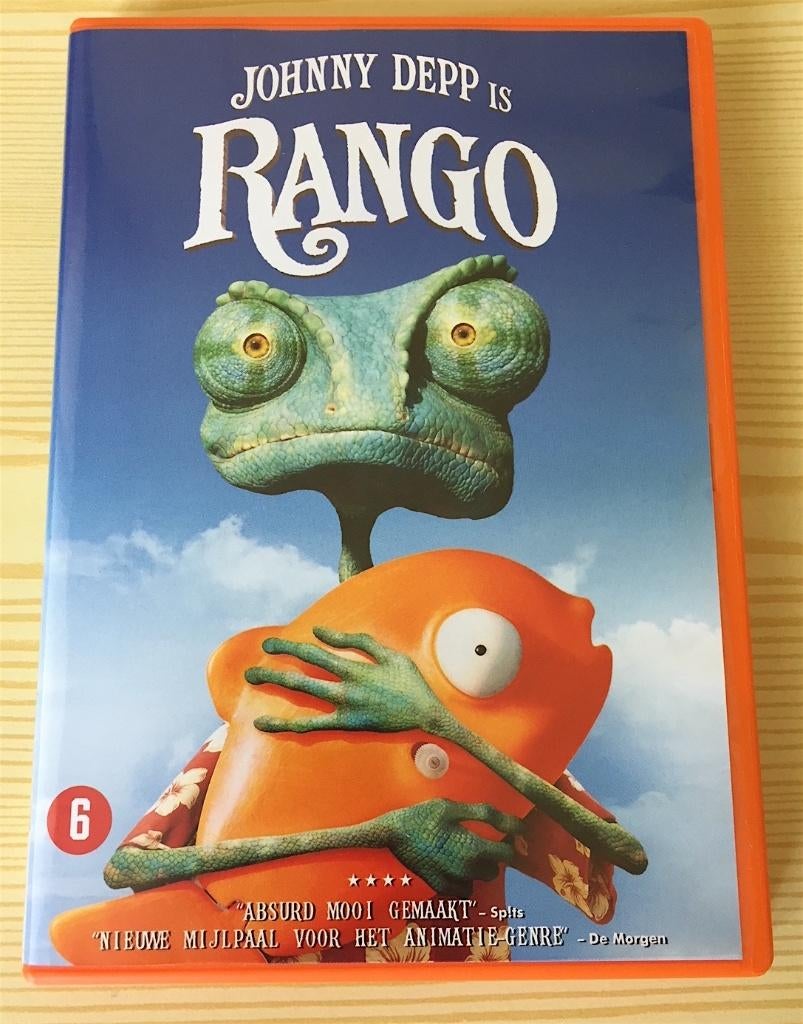 dvd Rango (tekenfilm NL en Engels gesproken), Ophalen, Tekenfilm, Amerikaans, Zo goed als nieuw
