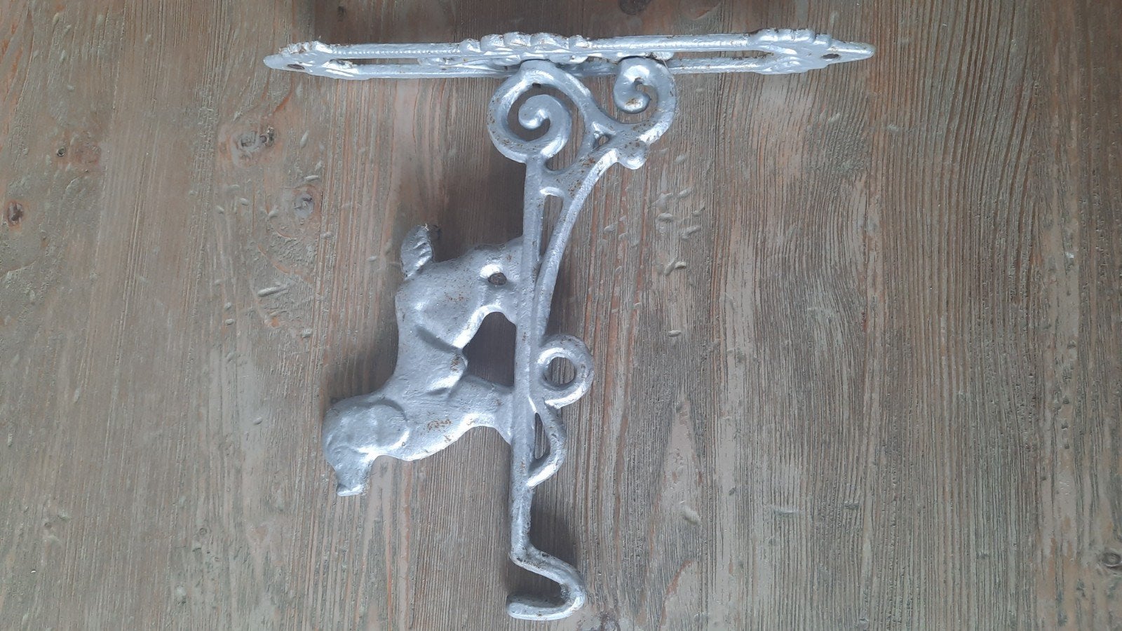Ijzeren plantenhanger, Tuin en Terras, Ophalen of Verzenden, Gebruikt