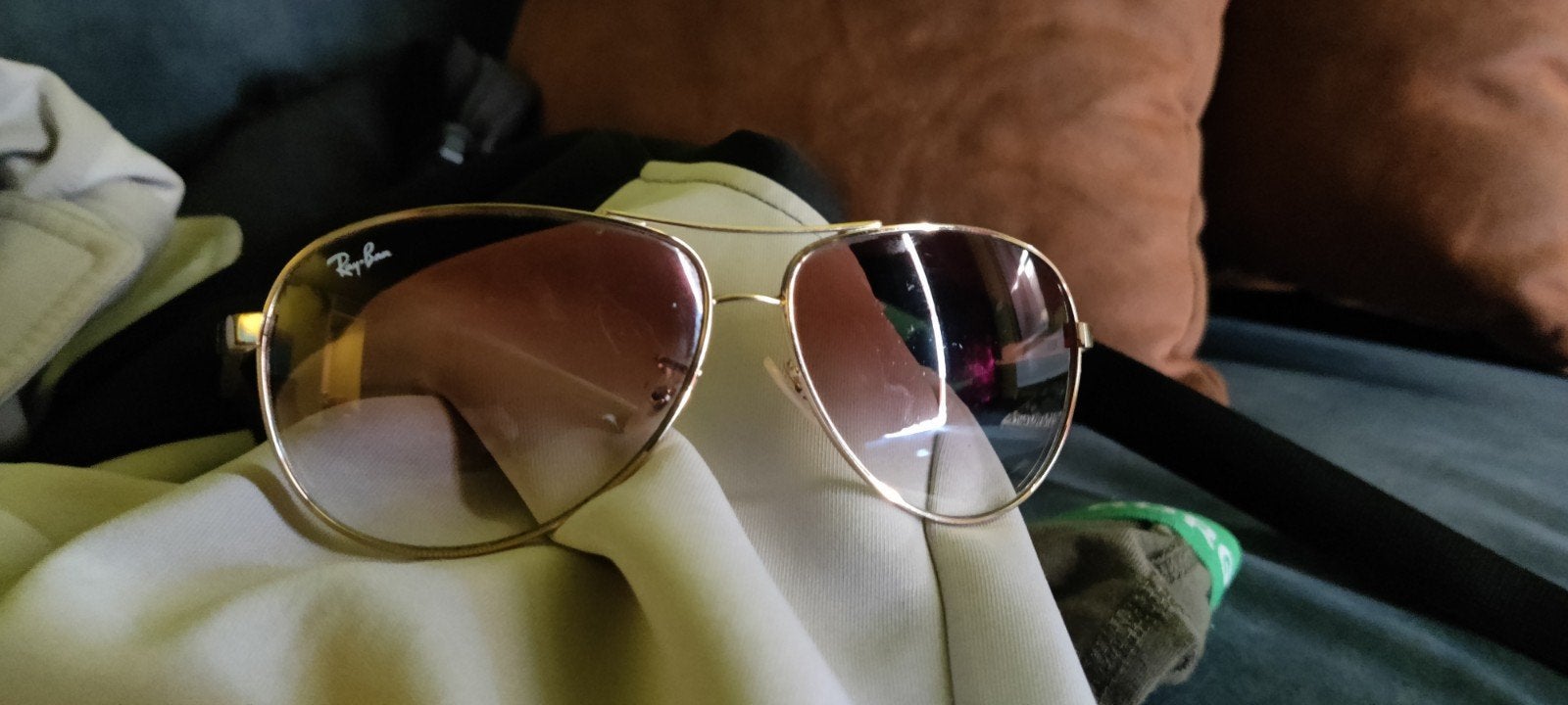 Rayban zonnebril, Ophalen, Zonnebril, Bruin, Zo goed als nieuw