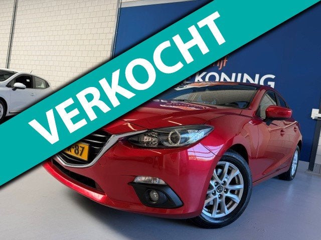 Mazda 3 2.0 TS automaat / bj.2014 / dealer onderhouden / nav, Auto's, Stof, Gebruikt, Origineel Nederlands, Bedrijf