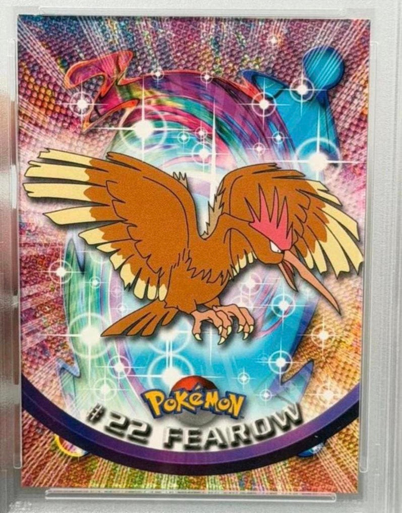 1999 TOPPS POKEMON T.V. #22 FEAROW psa-8 vintage card kaart, Hobby en Vrije tijd, Ophalen of Verzenden, Zo goed als nieuw, Losse kaart