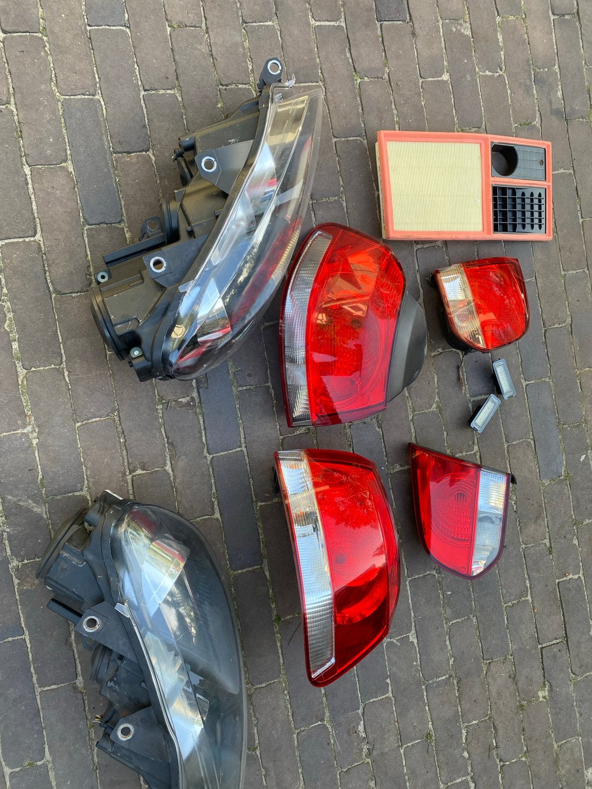 VW Golf 6 - koplampen, achterlichten en luchtfilter, Auto-onderdelen, Verlichting, Ophalen of Verzenden, Gebruikt, Overige automerken