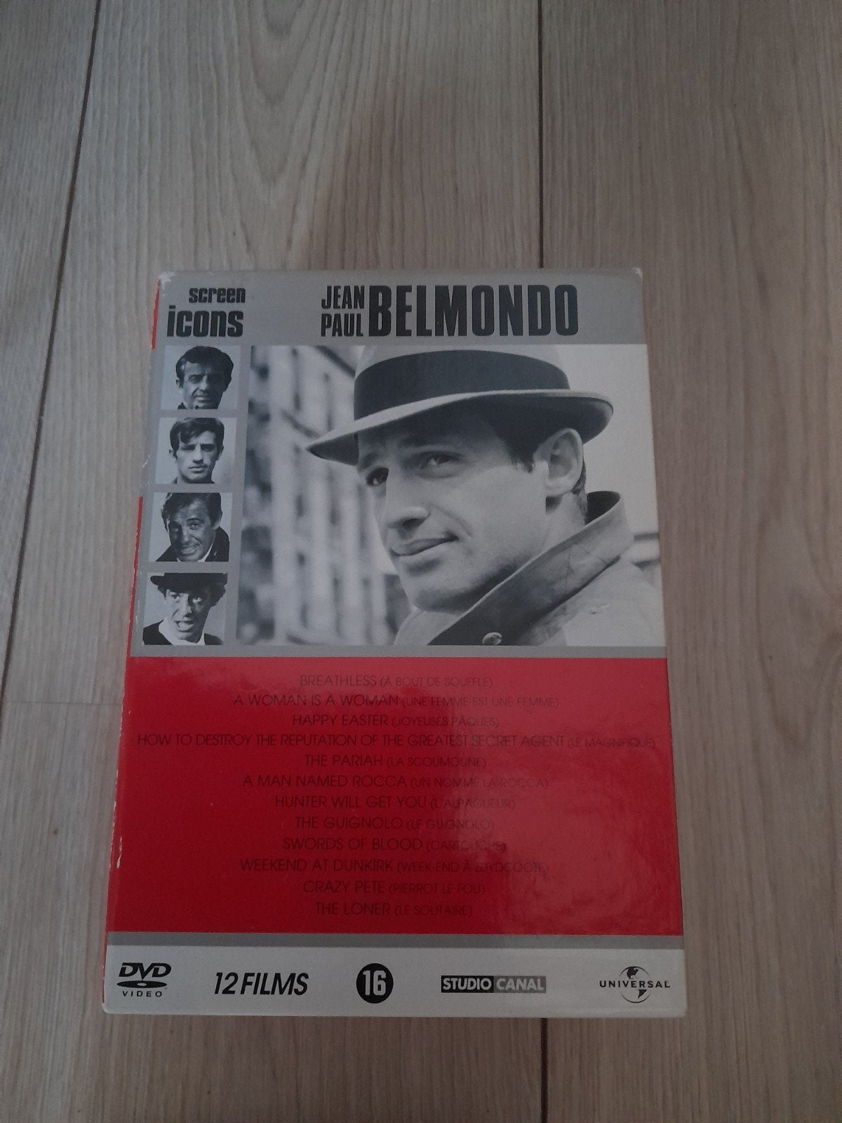 Screen Icons Jean-Paul Belmondo - 12 Films DVD Boxset, Vanaf 16 jaar, Verzenden, Nederlands, Zo goed als nieuw