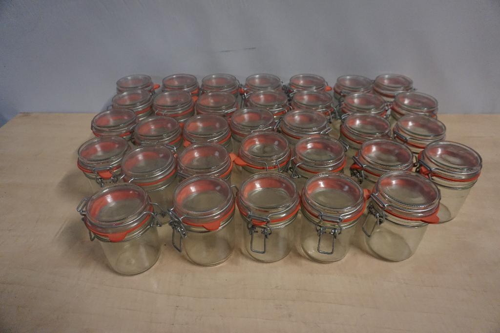 Weckpotten weckpot | 33 stuks voor €100,- | 0,3 liter, Ophalen of Verzenden, Gebruikt, Glas, Pot, Bus of Blik