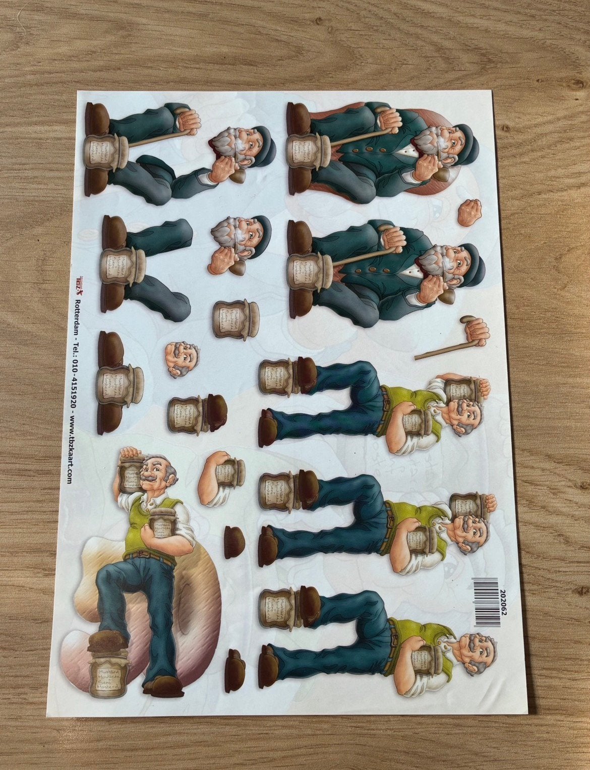 3D knipvel Abraham, 50 jaar, Ophalen, Nieuw, Man of Vrouw, Knipvel