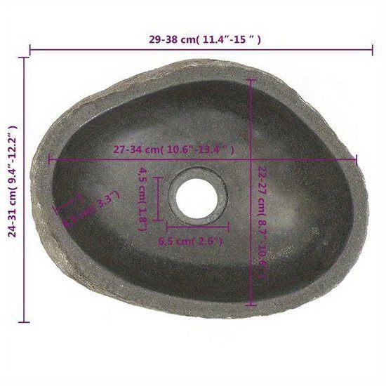 Ovale rivierstenen waskom – wasbak – wastafel – badkamerkom, Corvance B.V., Verzenden, Nieuw, Corvancebol@gmail.com
