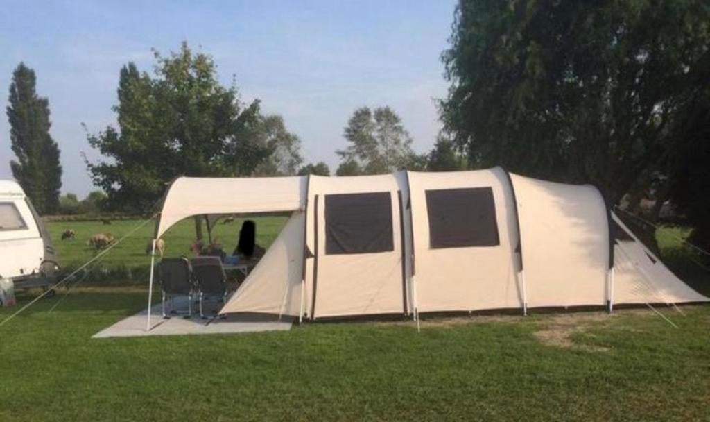 Obelink Porto Ercole tunneltent 4 persoons + accessoires, Ophalen, Gebruikt, Tot en met 4