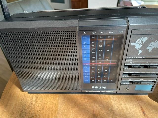 Philips D2225 Jaar 1986 transistors radio, Verzenden, Zo goed als nieuw, Transistorradio
