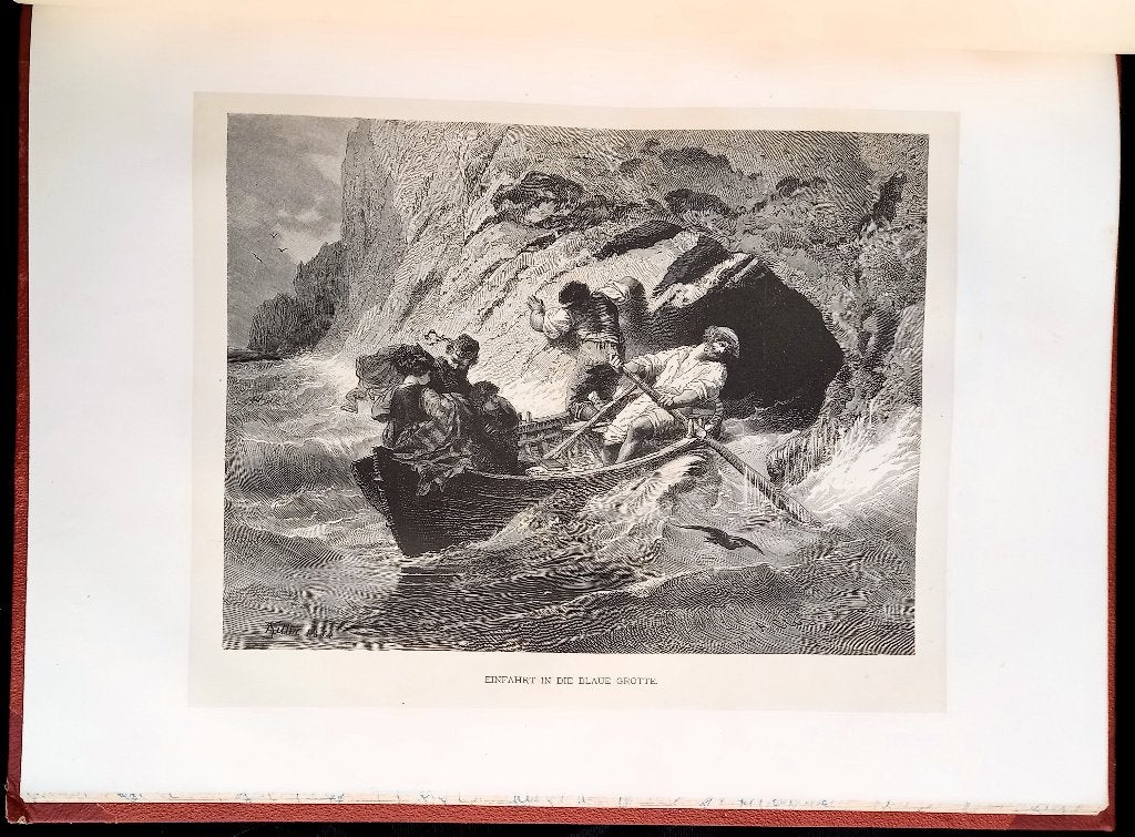 [Italië] Italien 1876 Wanderung von den Alpen bis zum Aetna, Antiek en Kunst, Ophalen of Verzenden