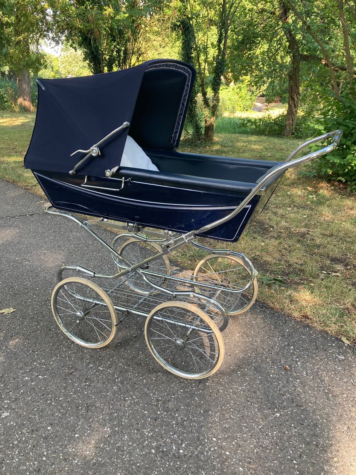 Klassieke kinderwagen Silvercross vintage, Ophalen, Gebruikt, Kinderwagen, Overige merken